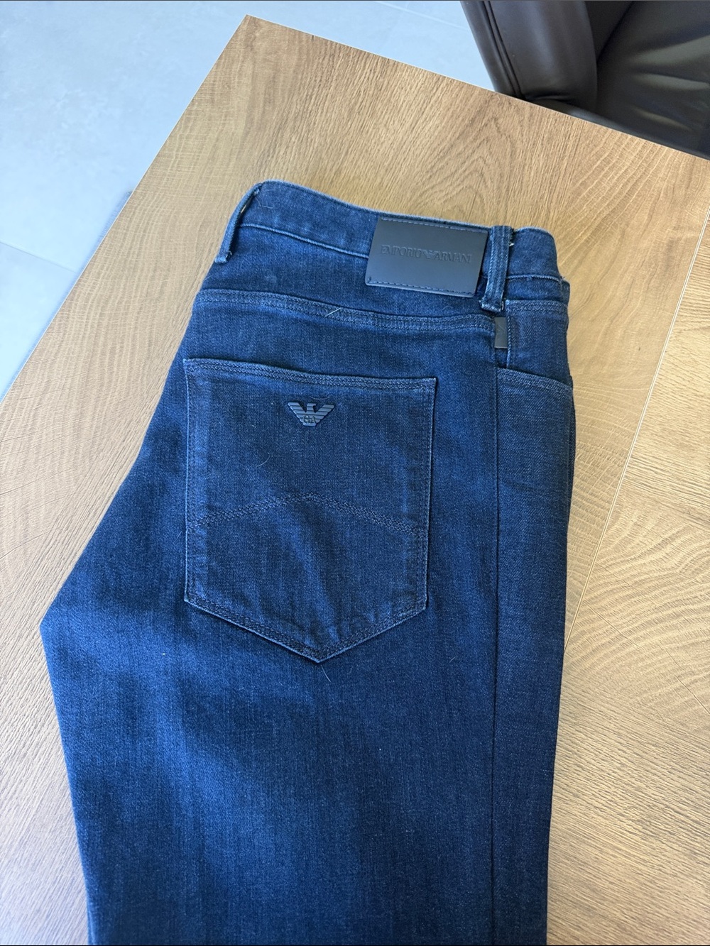 Emporio Armani Men’s Navy Slim Stretch Jeans